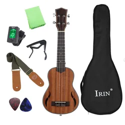 Ukulele 21 Inch Professional 4 Strings Guitar Mahogany Guitarra Ukulele with Case Tuner Capo Strap Picks Guitar Accessories