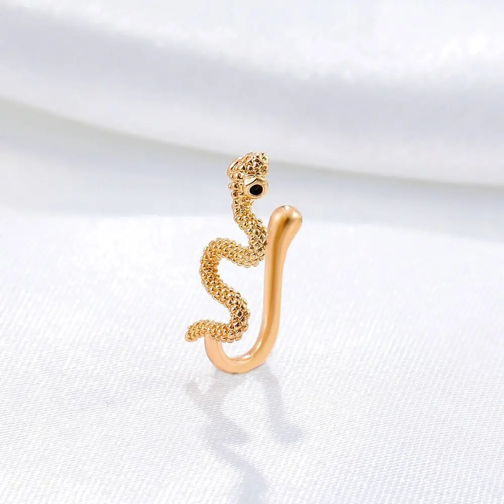 

Originality Copper Snake Nose Ring Nose Clip U-Shape Body Jewelry Fake Septum Piercing Jewelry Birthday