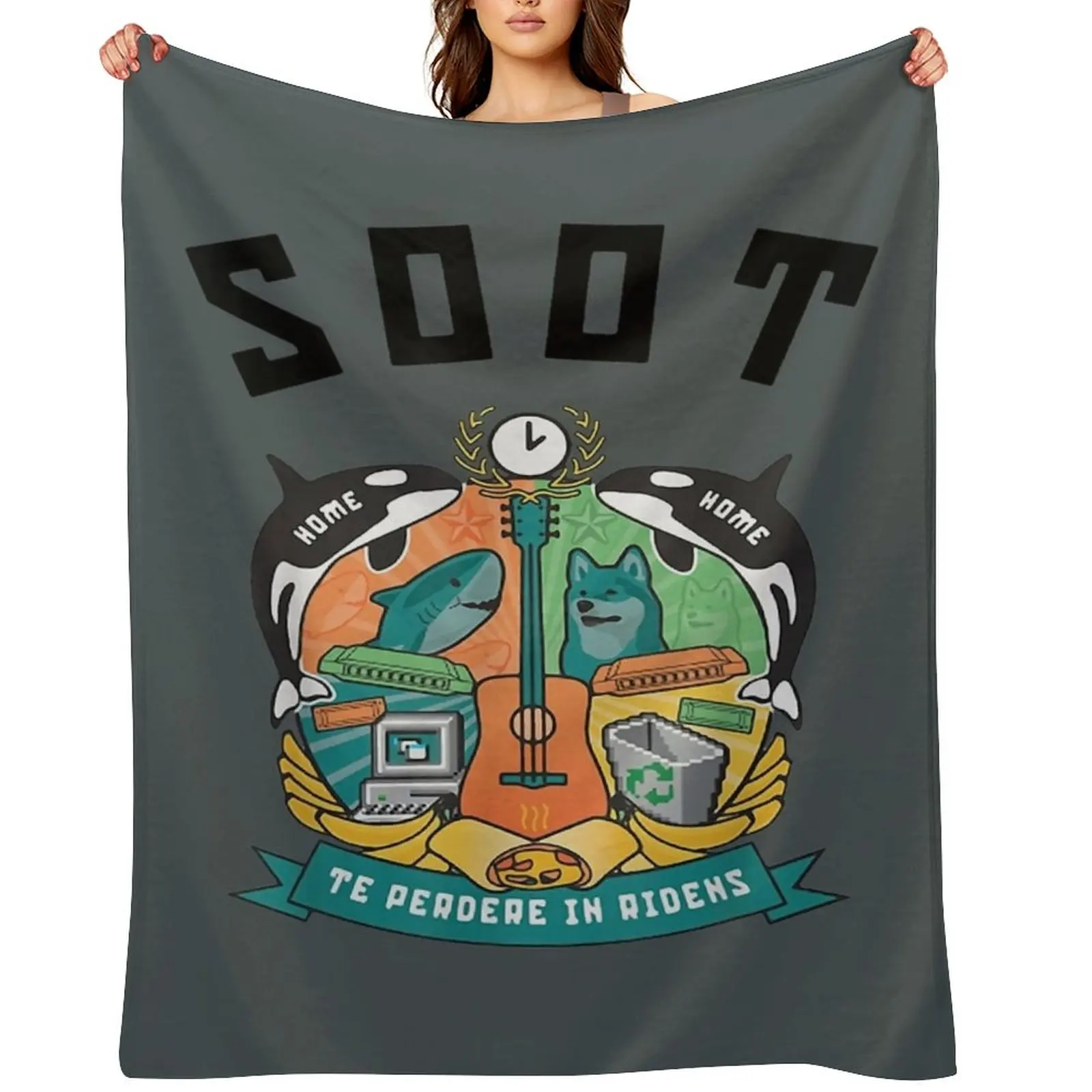 

uzcny mzrch soot Throw Blanket Decorative Beds Extra Large Throw Luxury Throw Blankets