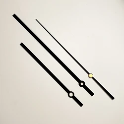1sets SKp Shaft 2184# Black & Silver Long Hands Just DIY Metal Aluminum Quartz Clock Accessory High Quality Kits