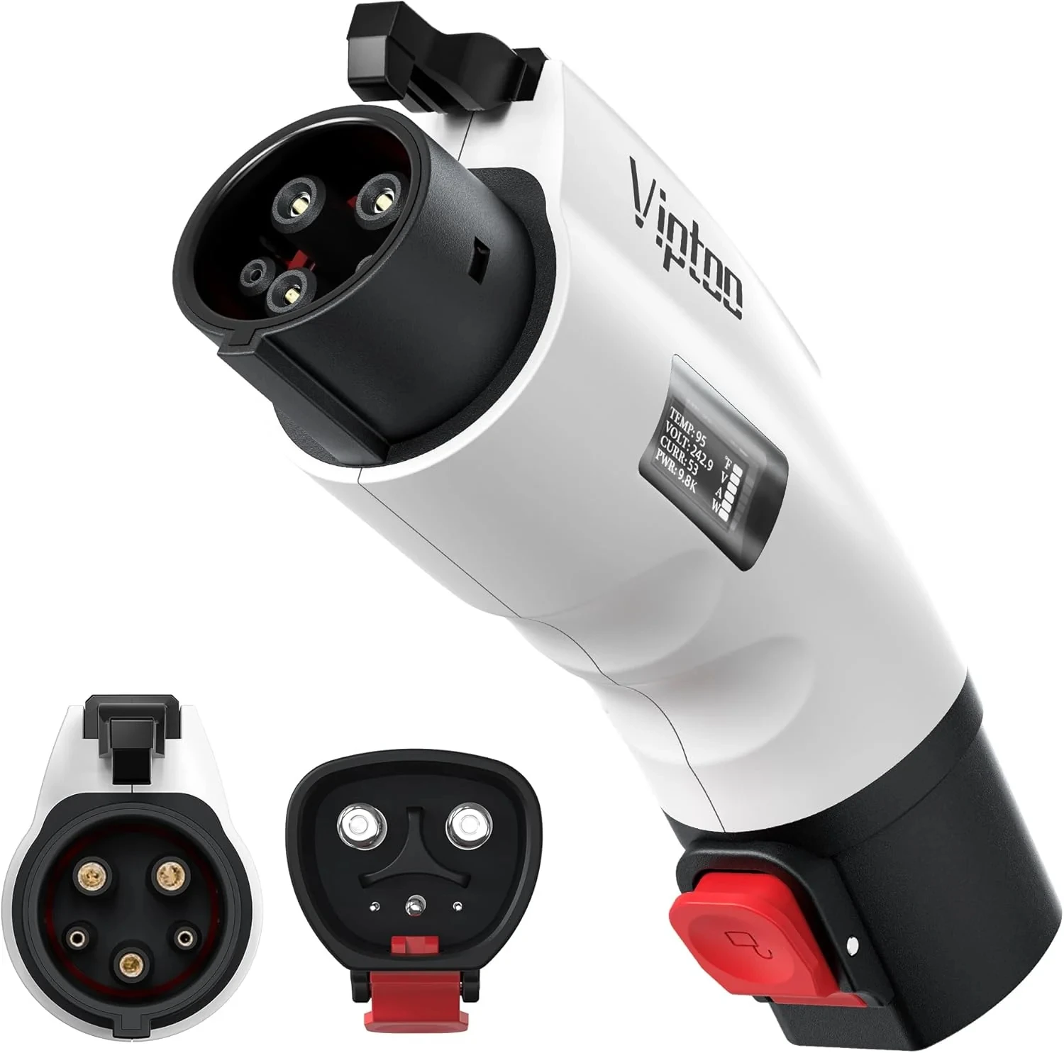 

Разъемы для зарядного устройства Tesla Адаптер Tesla в J1772 с экраном, преобразователь 60 А, 250 В с замком, водонепроницаемость IP65