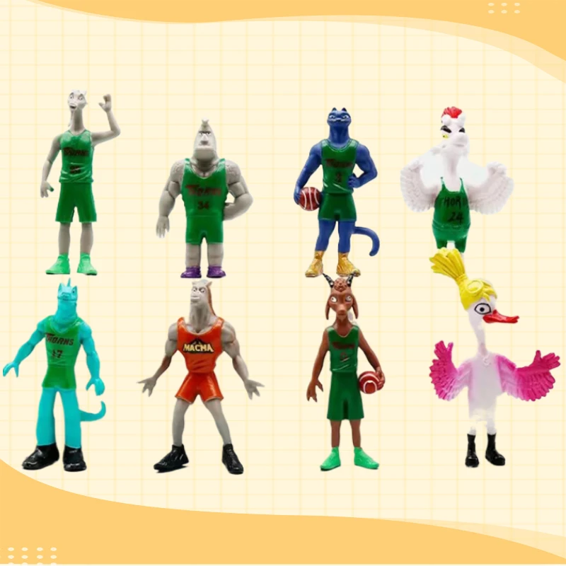Nouvelle Arrivée - Figurines d'Action Miracle Dream Team Goat Anime - Modèle de Collection en PVC - Statue Décorative de Bureau - Jouet Cadeau pour Enfants