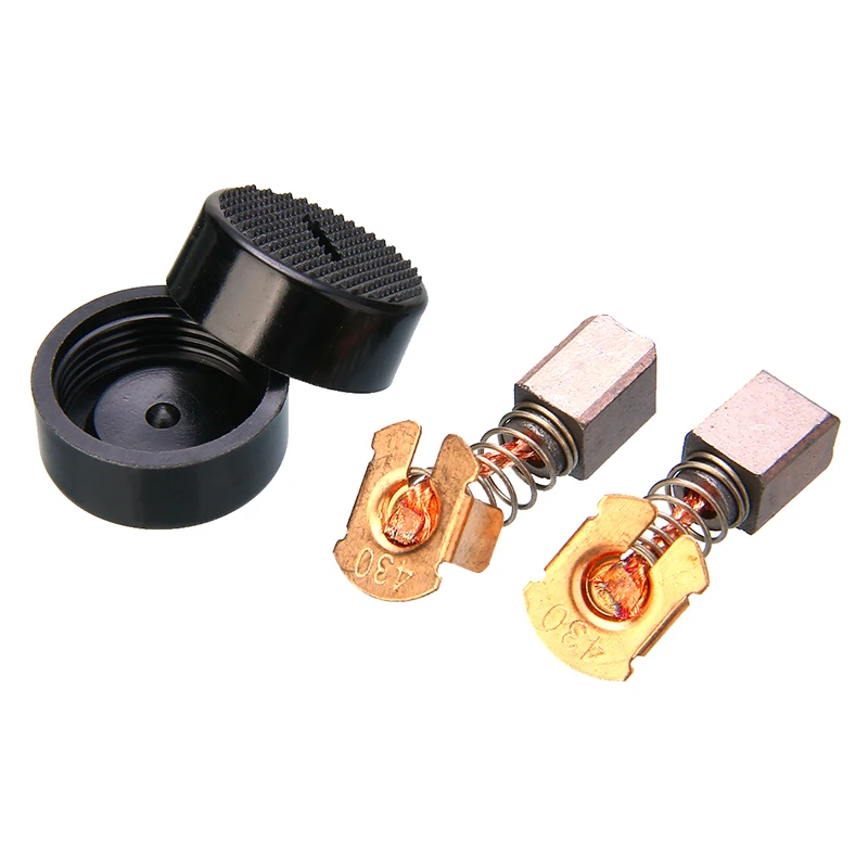 Motor Spare Parts Workshop Carbon Brush DGA452 GA400 BGA402 Replacement Accessories 2pcs Cap Covers Holder Set