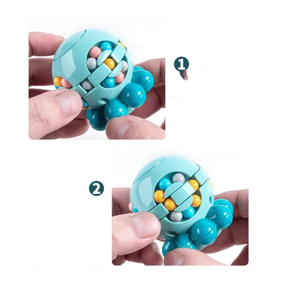 Cube de haricots magique rotatif, jouet anti-Stress pour adultes et enfants, soulagement de l'anxiété, Fidget Cube, cadeaux, jouets Puzzle