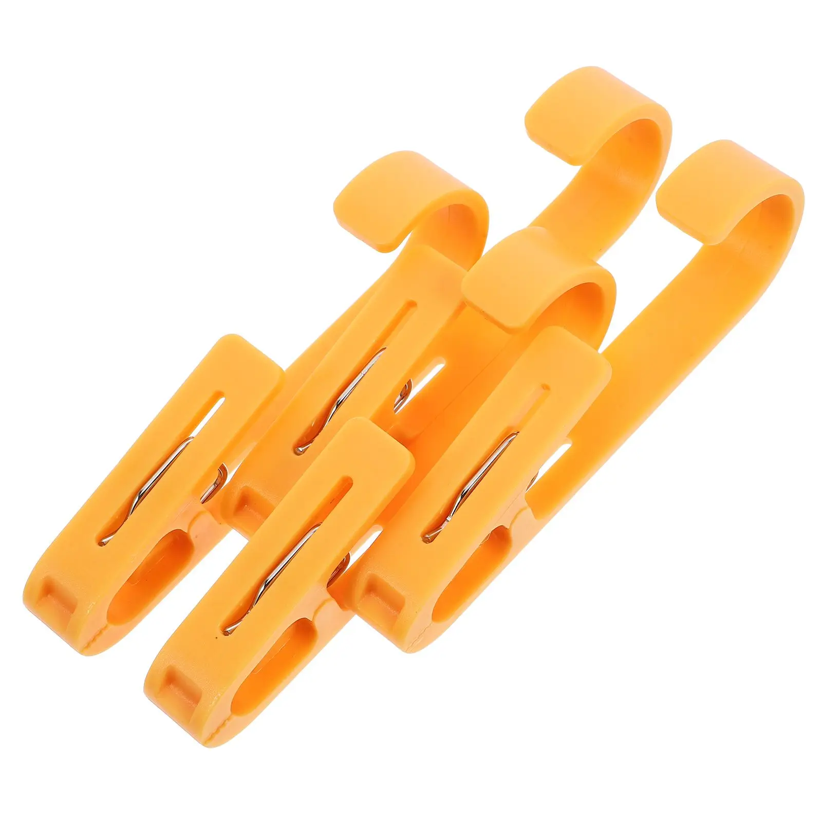 

4 Pcs Cloth Clips for Hanging Hanger Hook Plastic Laundry Sock Multifunctional Baby Hooks