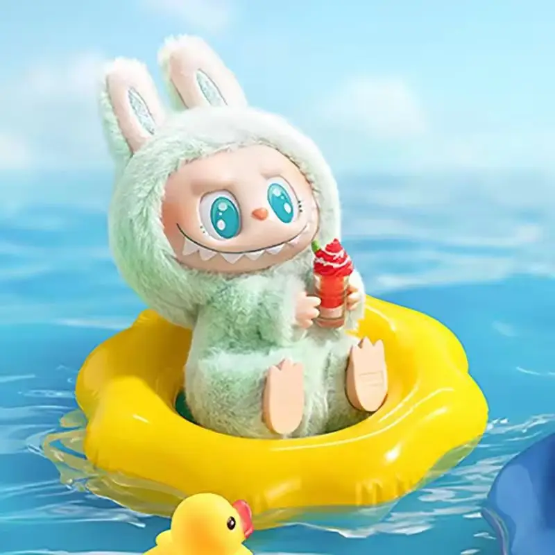 

100% Origina Pop Mart Labubu The Monsters Sitting Party Series 2 Vinyl Plush Doll Pendant Blind Box Desktop Decor For Collectors