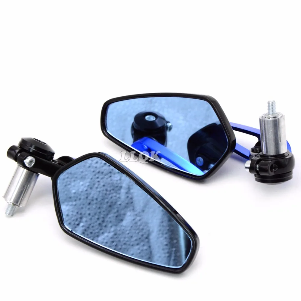 مرآة الرؤية الخلفية للدراجة النارية ، مقبض مرآة نهاية القضيب ، تناسب بي ام دبليو F800R ، F800S ، G650GS ، K1200 GT ، 7 in ، 8 in ، 22 art ، جديدة