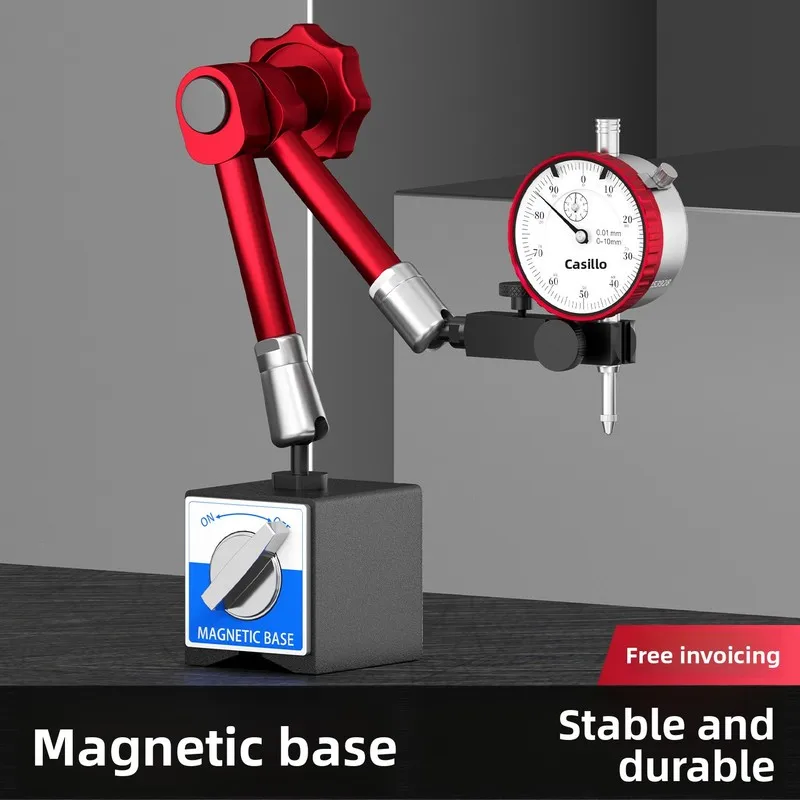 Magnetic Base Dial Indicator Universal Flexible Holder Stand Lever Gauge