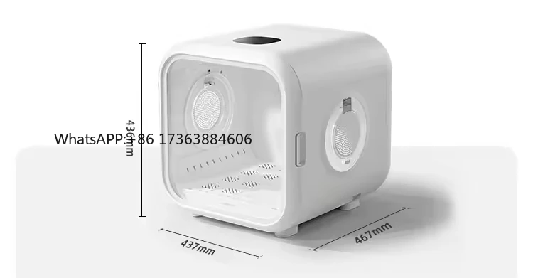 Automatic Smart Pet Hair Drying Box Small Dog Pet Dryer Room Constant Temperature U-shaped Full Air Supply Pet Nest 62L