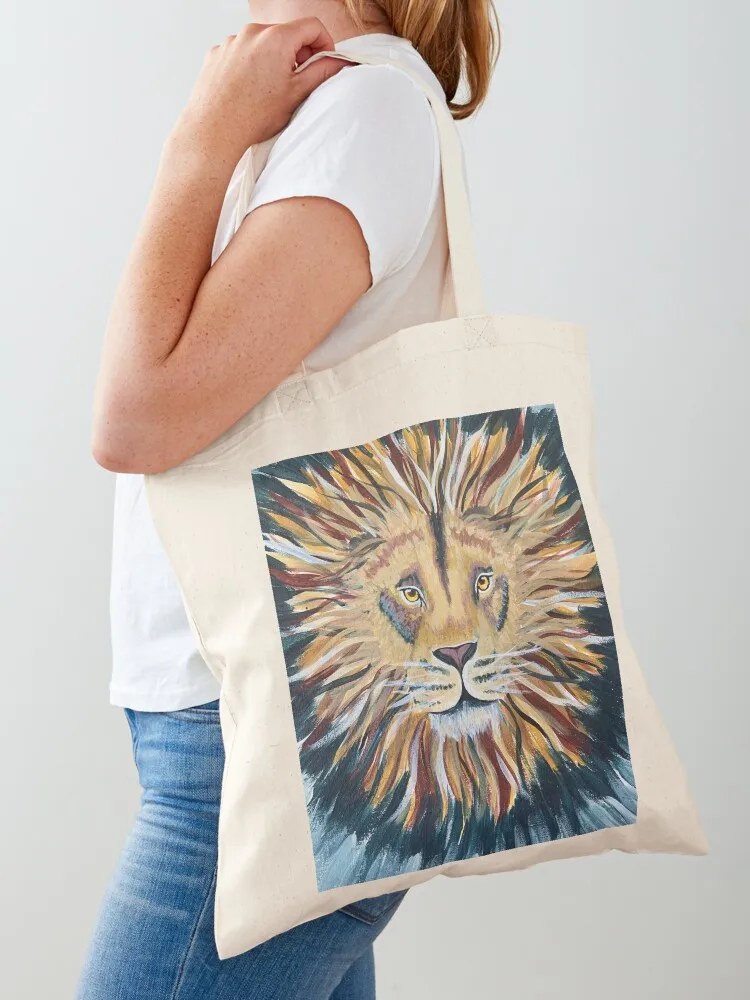 

Lion Tote Bag sacs de shopping reusable shopping bag Big bag women custom canvas