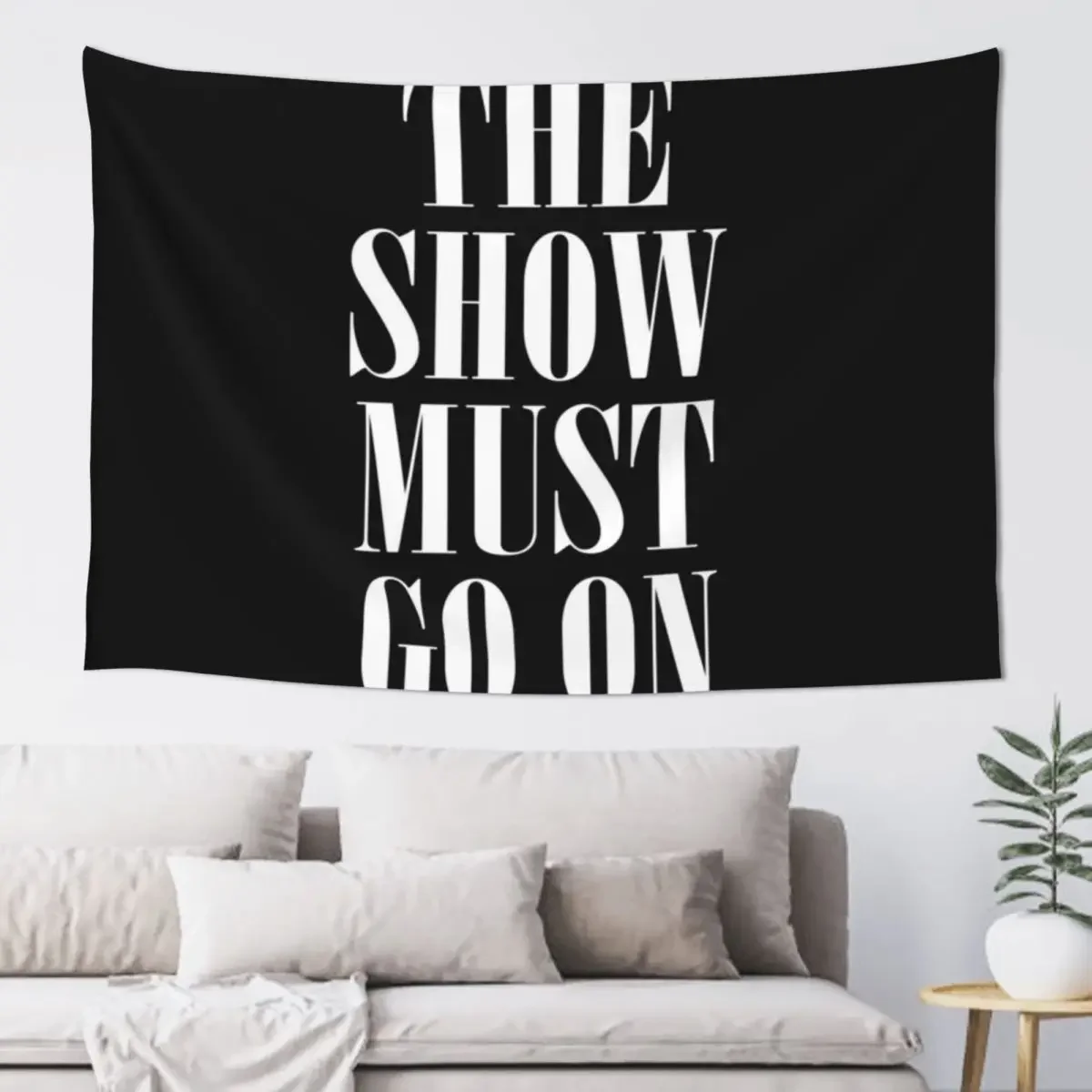 

The Show Must Go On Tapestry Decor For Room Room Decor Korean Style Bathroom Decor Tapestry