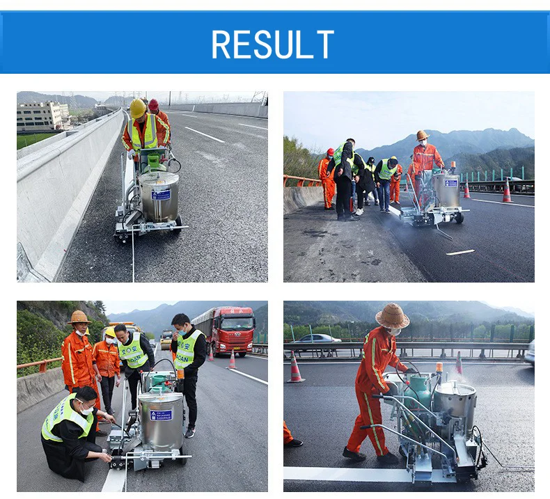 ATM-95 Factory Custom Road Line Marking Equipment Large Capacity Thermoplastic Road Marking Machine