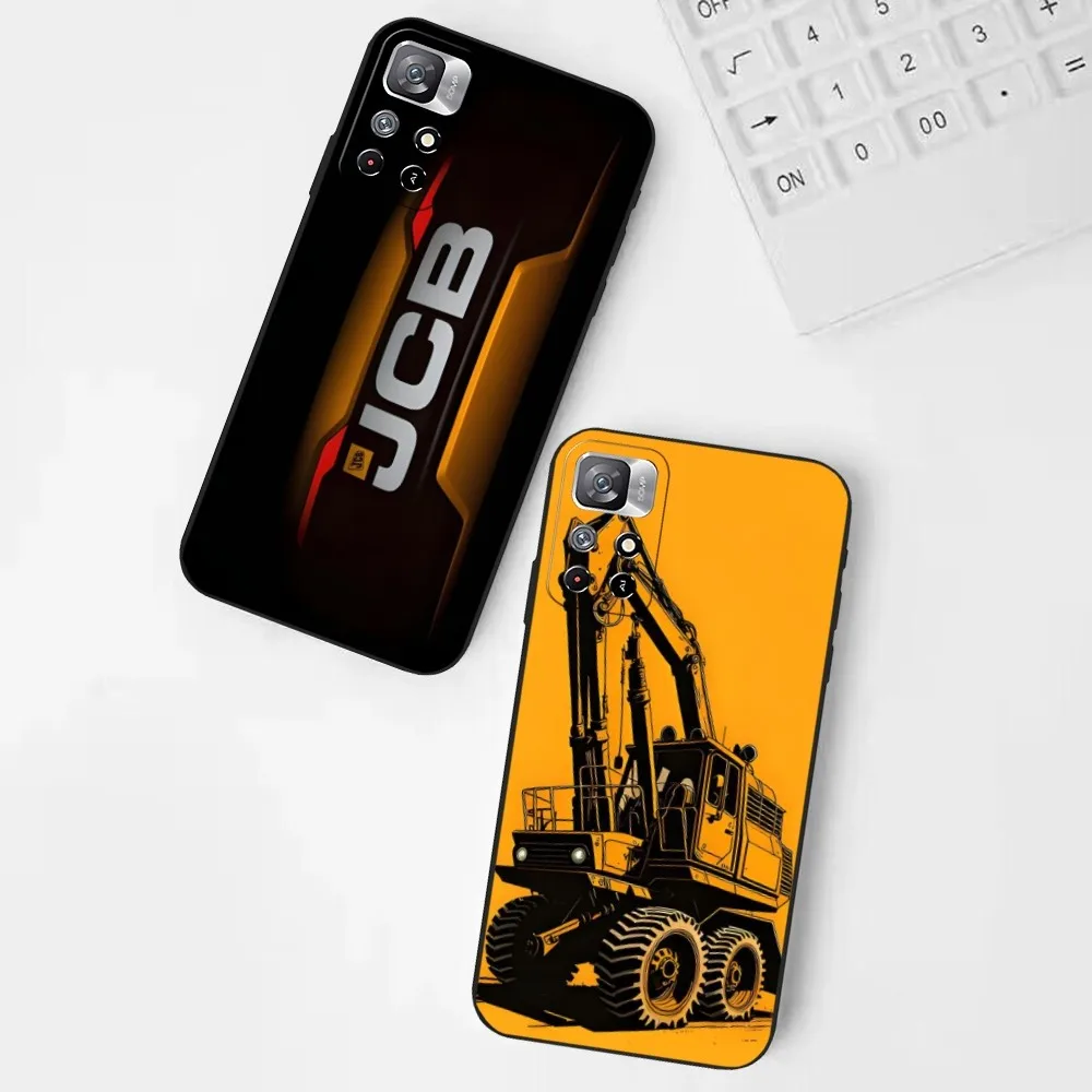 J-JCB E-ExcavatorES Phone Case for Xiaomi redmi 10 11 12 13 14 lite pro ultra x tpro sultra spro s  5g  protective case