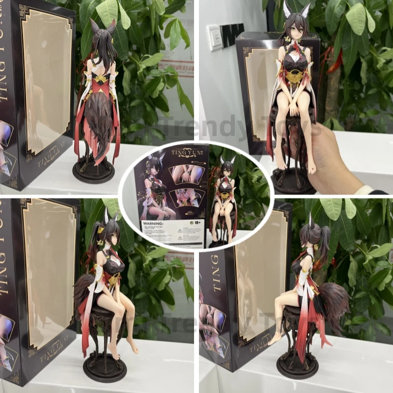 Genshin Impact Star Rail Anime Figure 24cm Yae Miko Ting Yun Jing Liu Action Figure Toys Collection Model Doll Xmas Cute Present