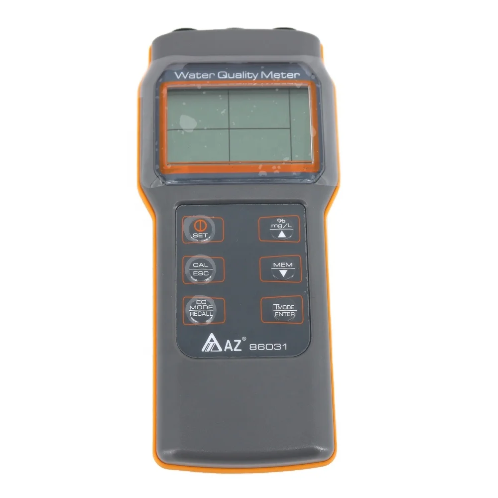 AZ86031 Portable Water Quality  Dissolved  Tester PH  PH Conductivity Salinity Temperature Meter with PH