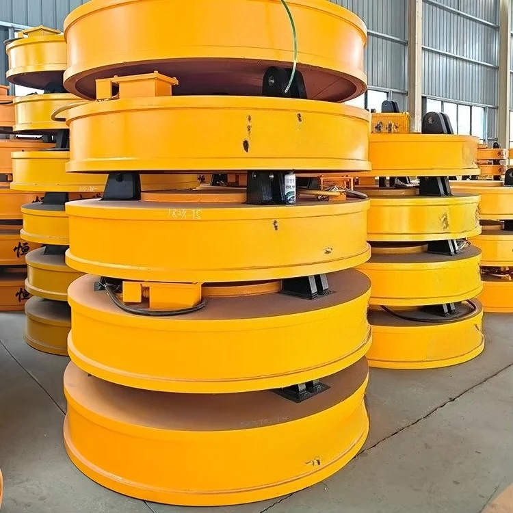 Hydraulic Magnet Chuck Lifting Magnet for Excavator High Efficiency Factory Price Metal Processing Plant Steel Ingot Transfer