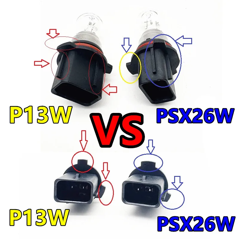2x P13w Bulb Psx26w Halogen Bulb Sp13w Sh24w 13W 26W Fog Lamp Daytime Running Lamp For Skoda Yeti 5L 508 And Audi A4 B8 - view 3