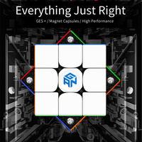 [ECube] GAN 356M Cube Stickerless 3x3x3 Speed Cube Magnetic Professional Speed cube GAN356M 3x3 GAN 356 M Educational Toy