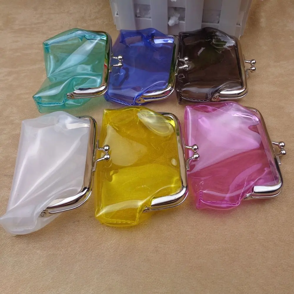 Сумка для хранения помады, прозрачный кошелек для монет, сумка для карт, желейная сумка для хранения наушников, водонепроницаемая мини-сумка для женщин и женщин