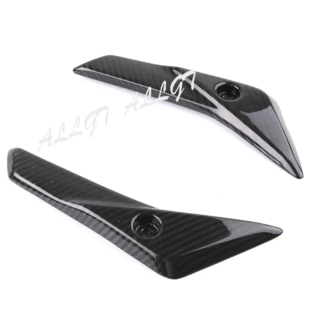 PrePreg Carbon FiberUpper Side Panels Modified Windshield Decoration For Yamaha Tmax 530  2012 2013 2014 2015