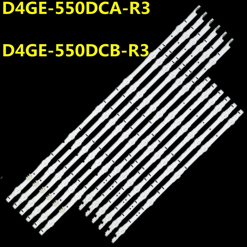 

4 комплекта светодиодных лент для подсветки для 2014SVS55 D4GE-550DCA-R3 D4GE-550DCB-R3 BN96-30432A BN96-30431A 30430A 30429A UE55J5670 UA55J5088