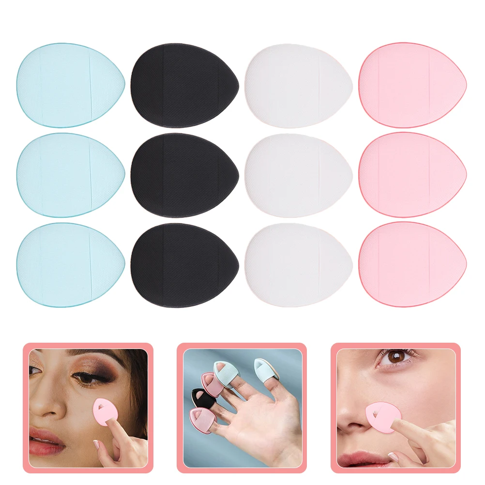 

12pcs Dry Wet Multi-Use Powder Puff Face Foundation Cream Applicator Soft Non-Stick Lightweight Travel Size Skincare Tool All