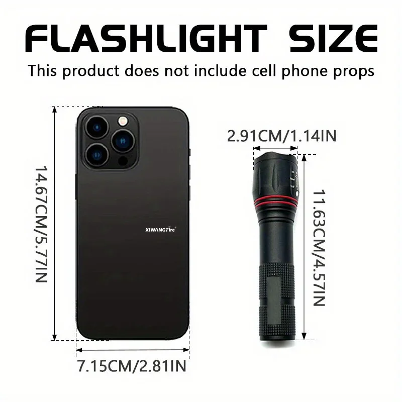 395nm LED UV Flashlight Rechargeable Zoomable Torch Light for Pet Urine Stain Detector Tools Lantern Money Fluorescer Detector image 6