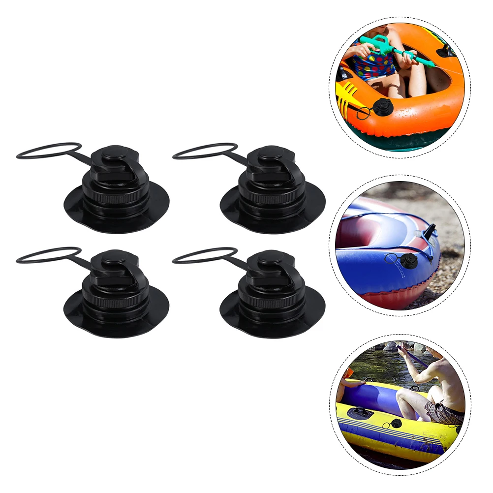 

4 pcs TPU Air Valves Spiral Boat Plug for Inflatable Mattresses Sofas Pools Water Beds Floating Rows Pillows Swimming Rings Neck