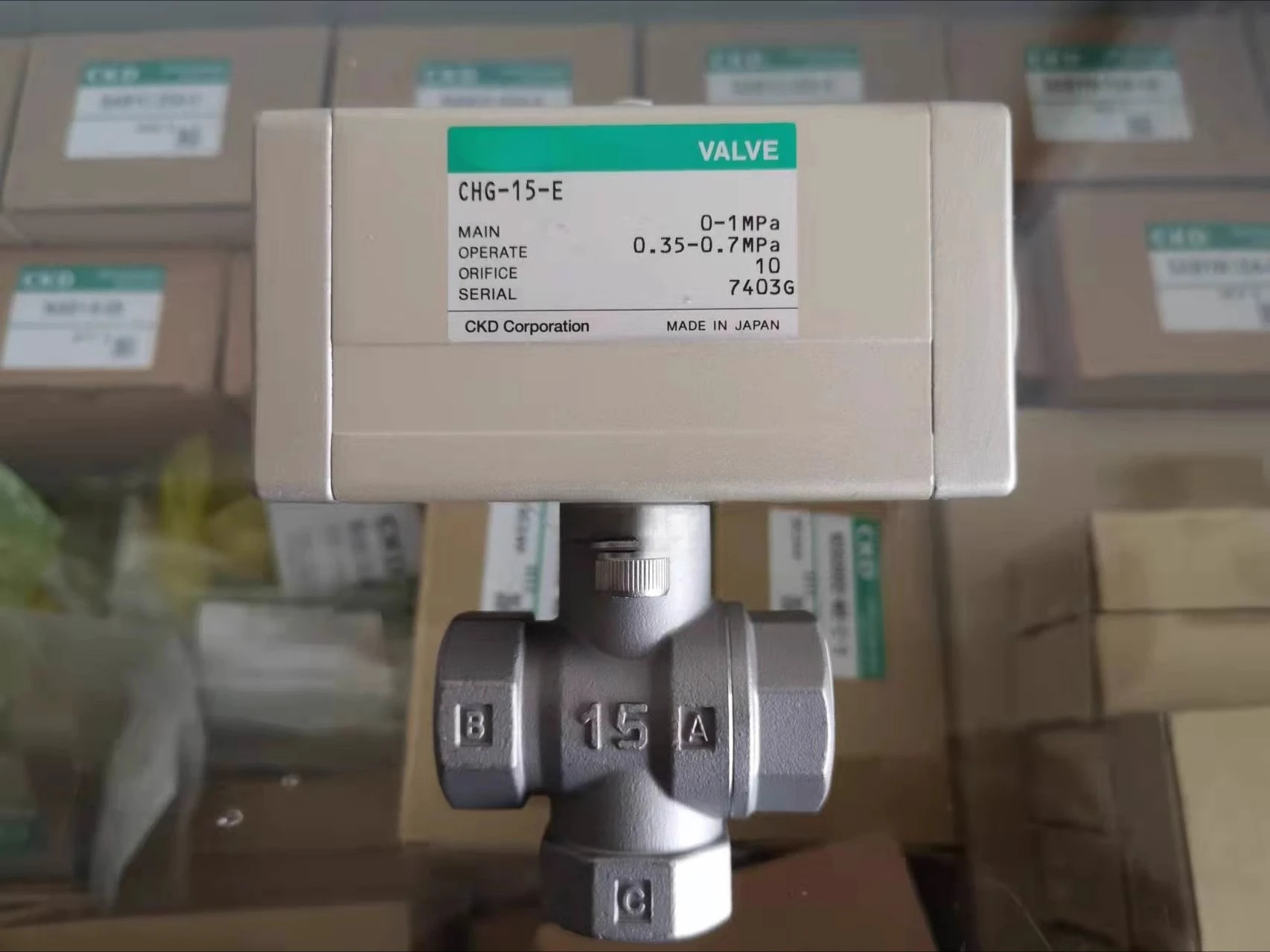 

CHG-15 CHG-R1-15-E Pneumatic control valve
