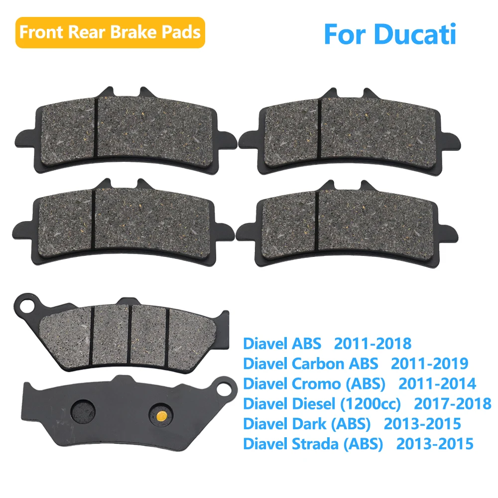 

For Ducati Diavel ABS Carbon Cromo Dark Strada ABS Diesel 1200CC Motorcycle Accessories Front Rear Brake Pads Brake Disks