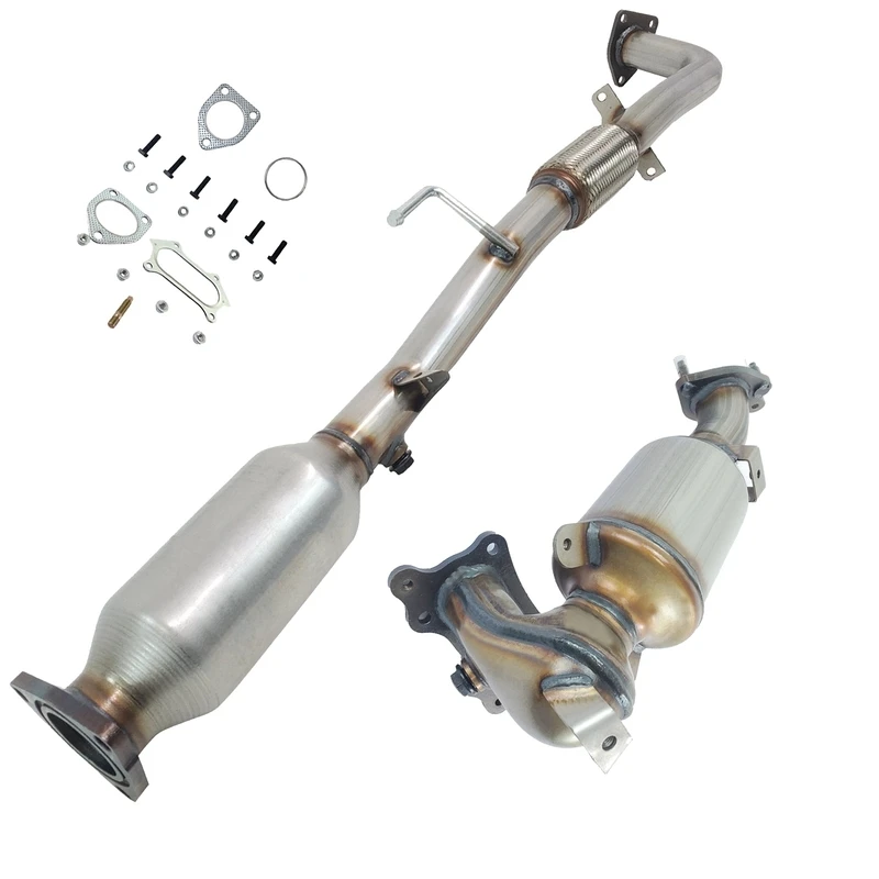 

Передний и задний выпускной коллектор подходит для каталитических нейтрализаторов Honda Accord 2.4L 2013-2017 гг.