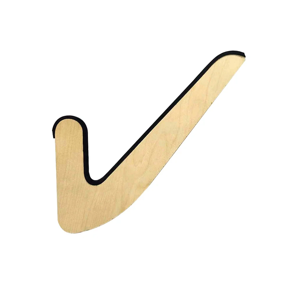 Adjustable original equipment manufacturer wooden wall mounted surfboard rack for water ski board display