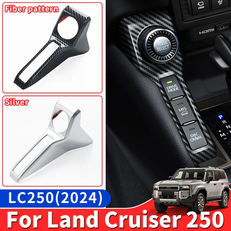 

For Toyota Land Cruiser 250 2024 1958 Prado LC250 First Edition Center Console Mode Conversion Button Cover,Interior Accessories