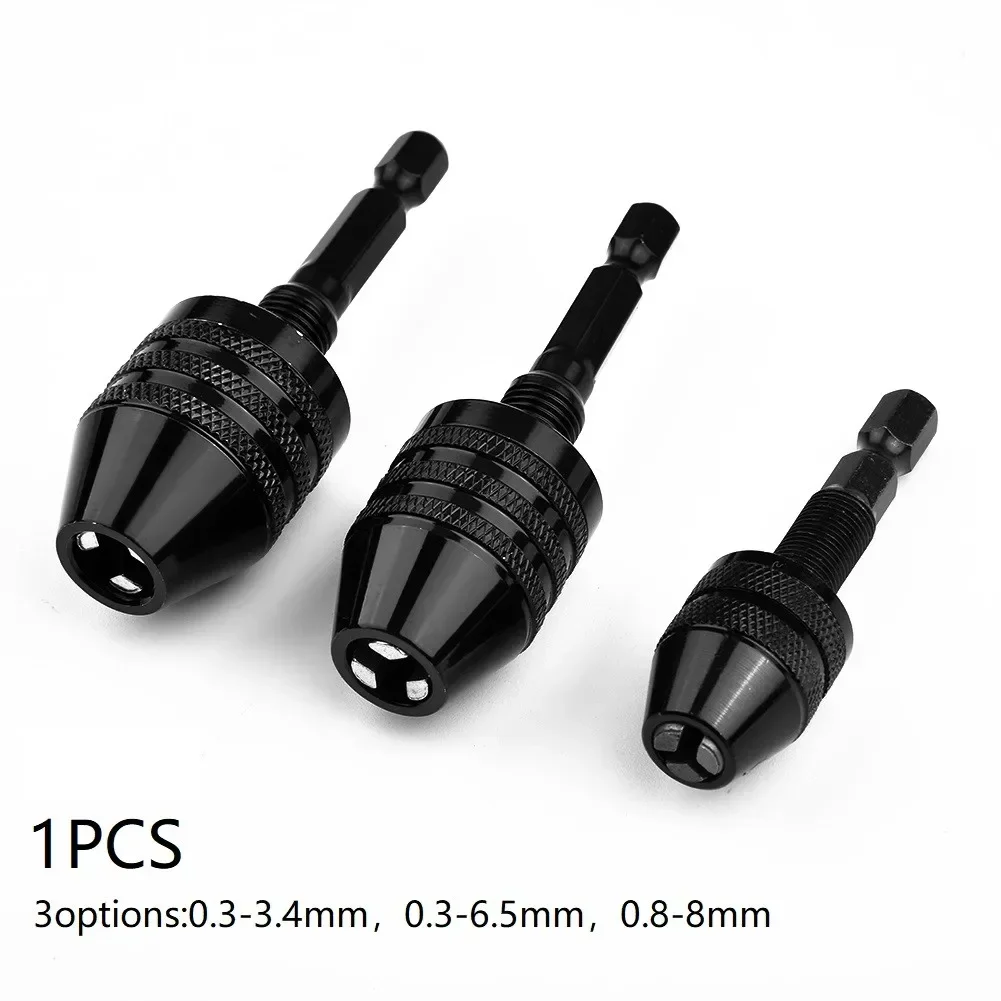 1Pcs Keyless Drill Chuck 1/4