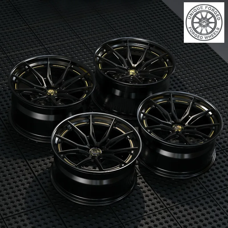 26 Style New For Audi S5/A4/A6/Rs5/Rs4 40mm 30mm Black Deep Concave 18 19 20 Inch Two‑piece Deep Lip Concave Chrome Aluminum All
