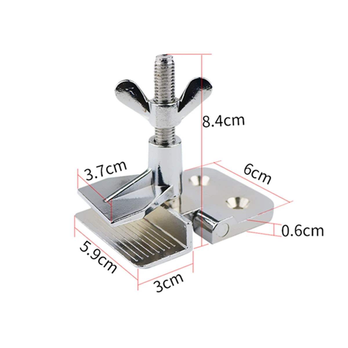 W50 2Pcs Butterfly Hinge Clamp for Silk Screen Printing Frame, Screen Printing Clamps DIY Hobby Tool for Fixing Screen Printing