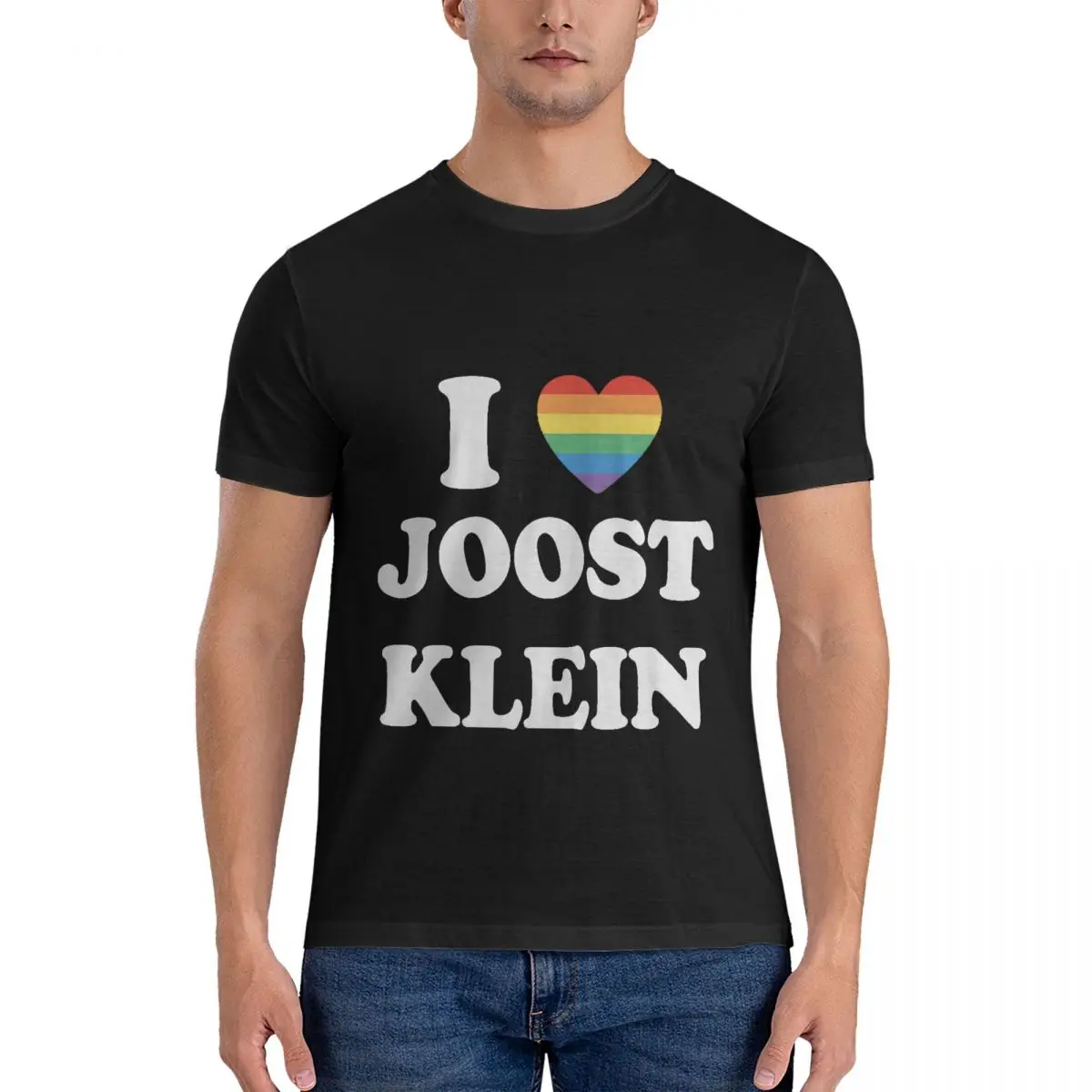 

I Love Joost Klein New Arrival Mens T Shirts Tops Shirt Cotton Slim Fit