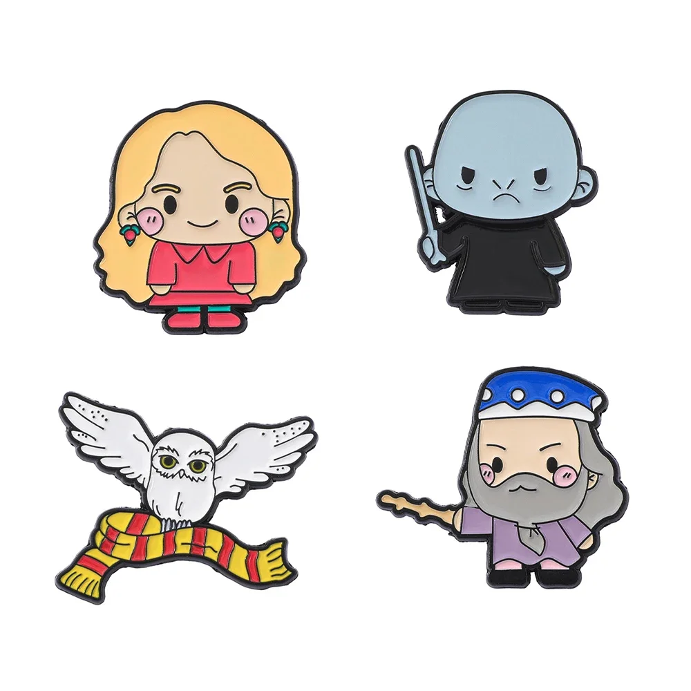 

5 шт., брошь в стиле аниме с героями мультфильмов, креативная волшебная эмалированная булавка, металлический значок, ювелирные изделия, одежда, аксессуары для рюкзака, подарок для друзей