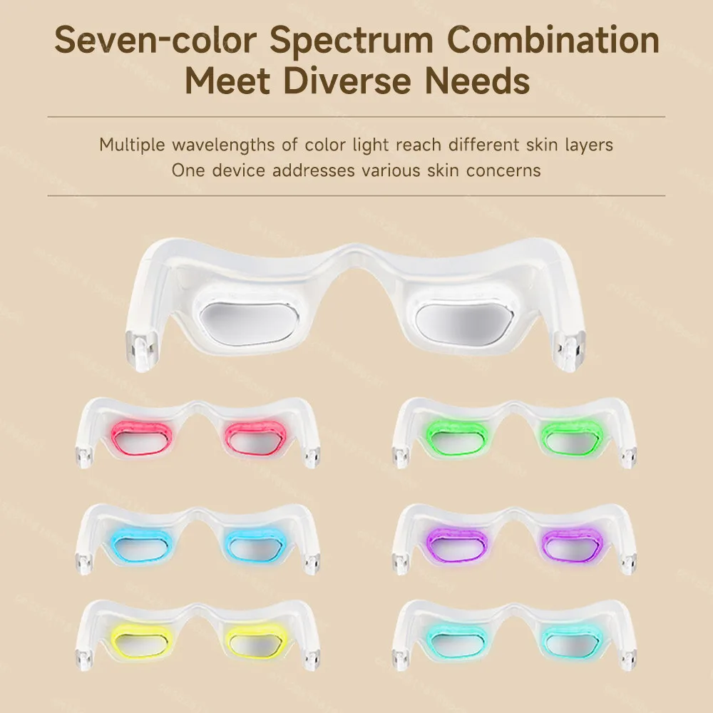 جهاز تدليك العين الكهربائي EMS العلاج بالضوء الأحمر جهاز تجميل العين مكافحة الشيخوخة العناية بالعين الساخن والبارد التعب الإغاثة الهالات السوداء #4