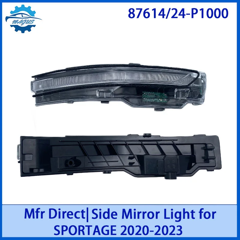 

【For 87614/24-P1000 KIA SPORTAGE 2020-2023 】Factory Direct LED Side Mirror Turn Signal | Plug & Play Waterproof Replacement