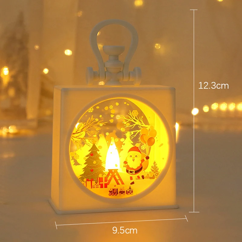 Christmas Decoration Led Night Light Hand held Small Oil Lamp Desktop Window Display Creative Children\'s Gift Small Night Lights