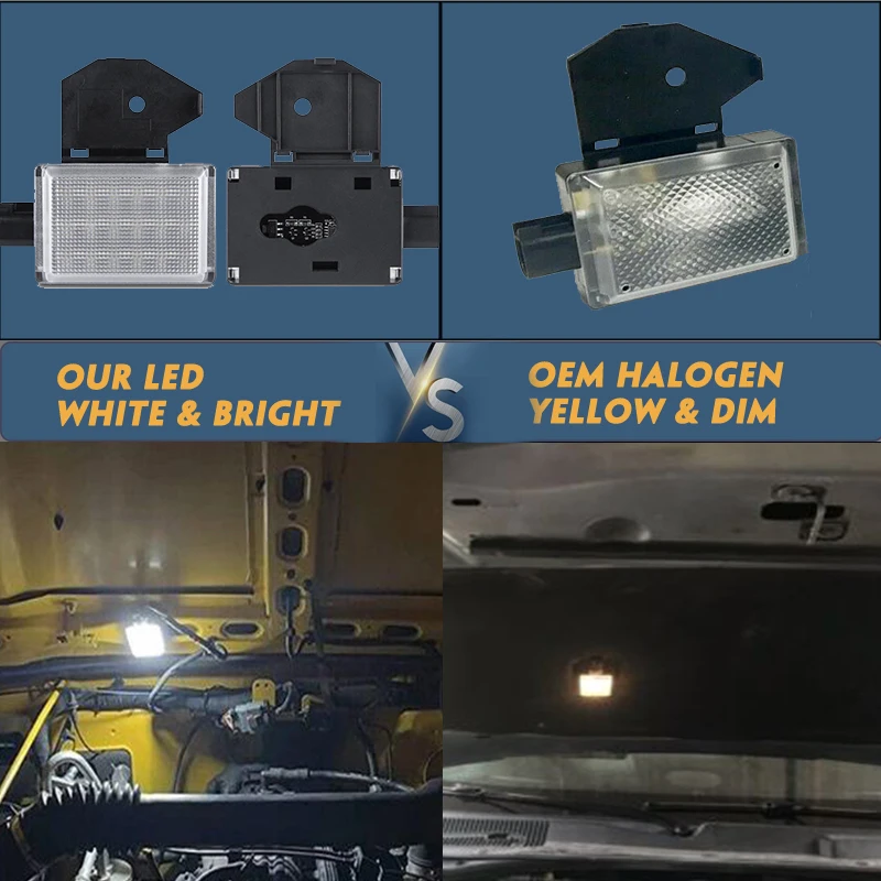 1Pcs LED Under Hood Light For Dodge RAM 1500 2500 3500 4500 5500 Jeep Cherokee Wrangler Chrysler Engine Compartment Utility Lamp