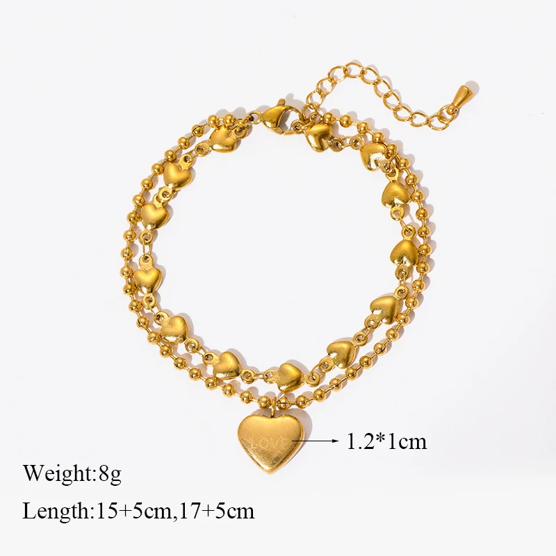 EILIECK 316L Edelstahl Klassisches Synthetisches Zirkon-Perlenarmband für Damen 18K Gold PVD-beschichtet Modeschmuck Handkette – Detail 11
