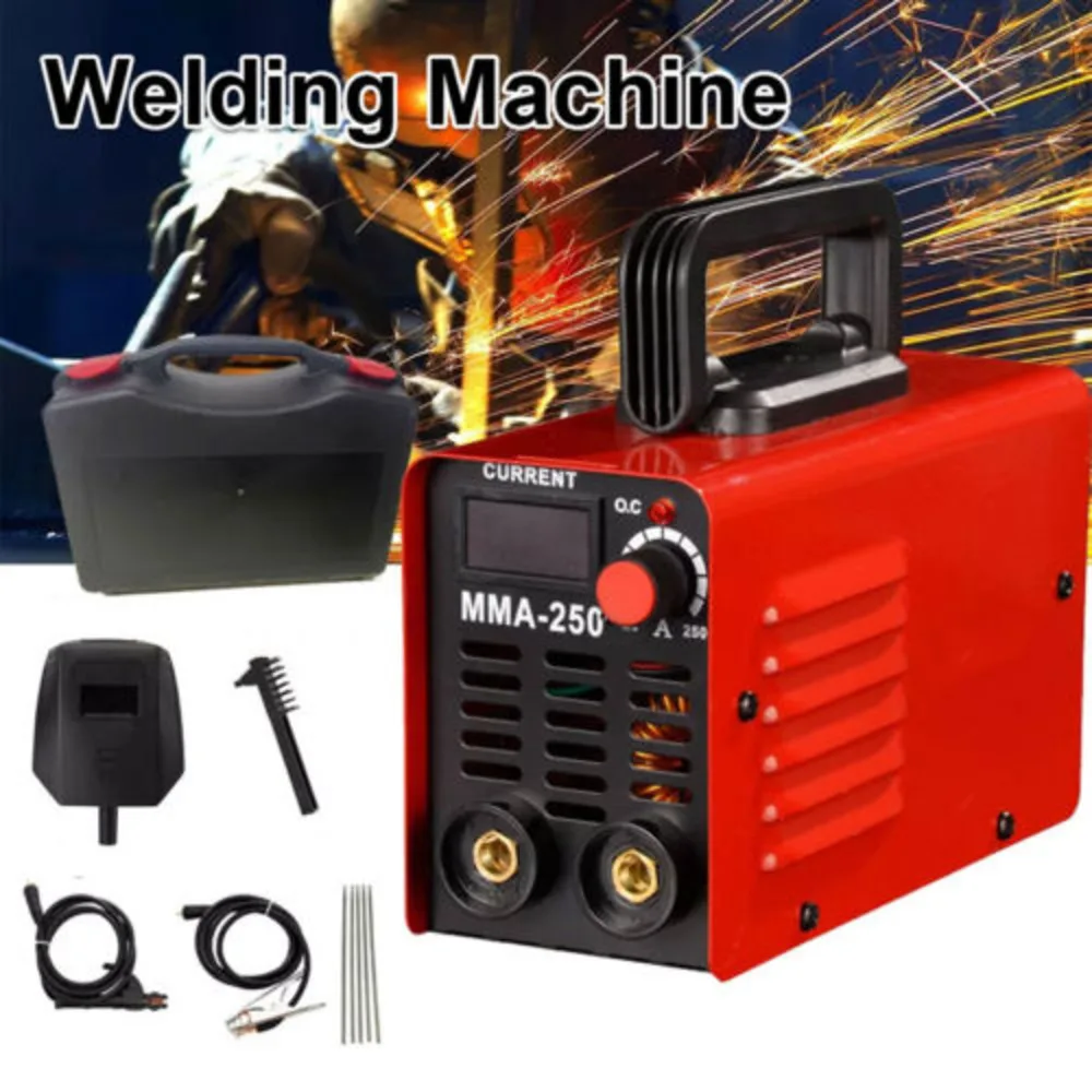 Portable MMA-250 Mini Stick Inverter Welder Electric Welding Hine Tool 220V