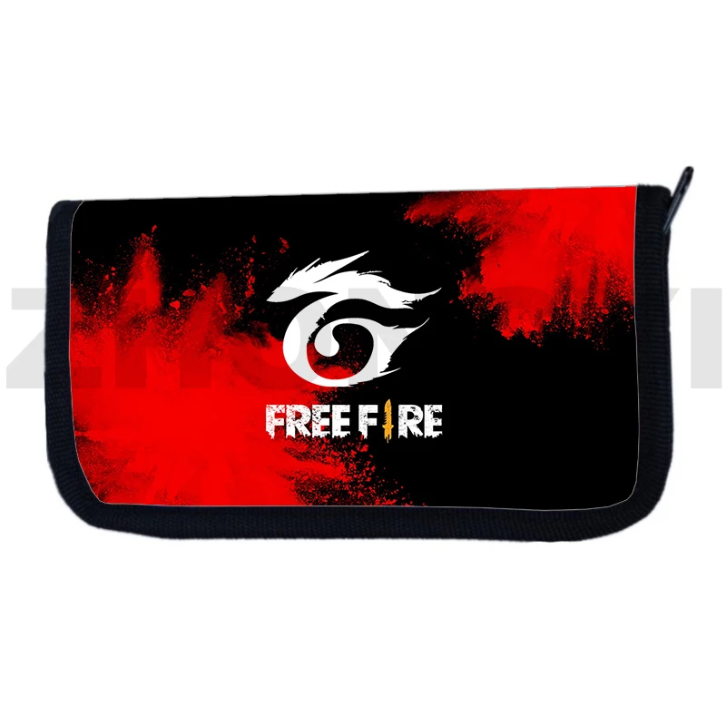 New 3D Print Free Fire Garena Wallet Anime Purses and Handbags Girls Coin Purse Large Capacity Free Fire Clutch Bag Card Holder