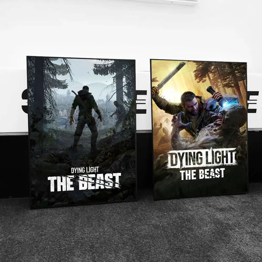 1 قطعة لعبة D-الموت ضوء الوحش المشارك طباعة لغرفة النوم غرفة المعيشة ديكور المنزل اللوحة جدار الفن HD صورة جدارية #4