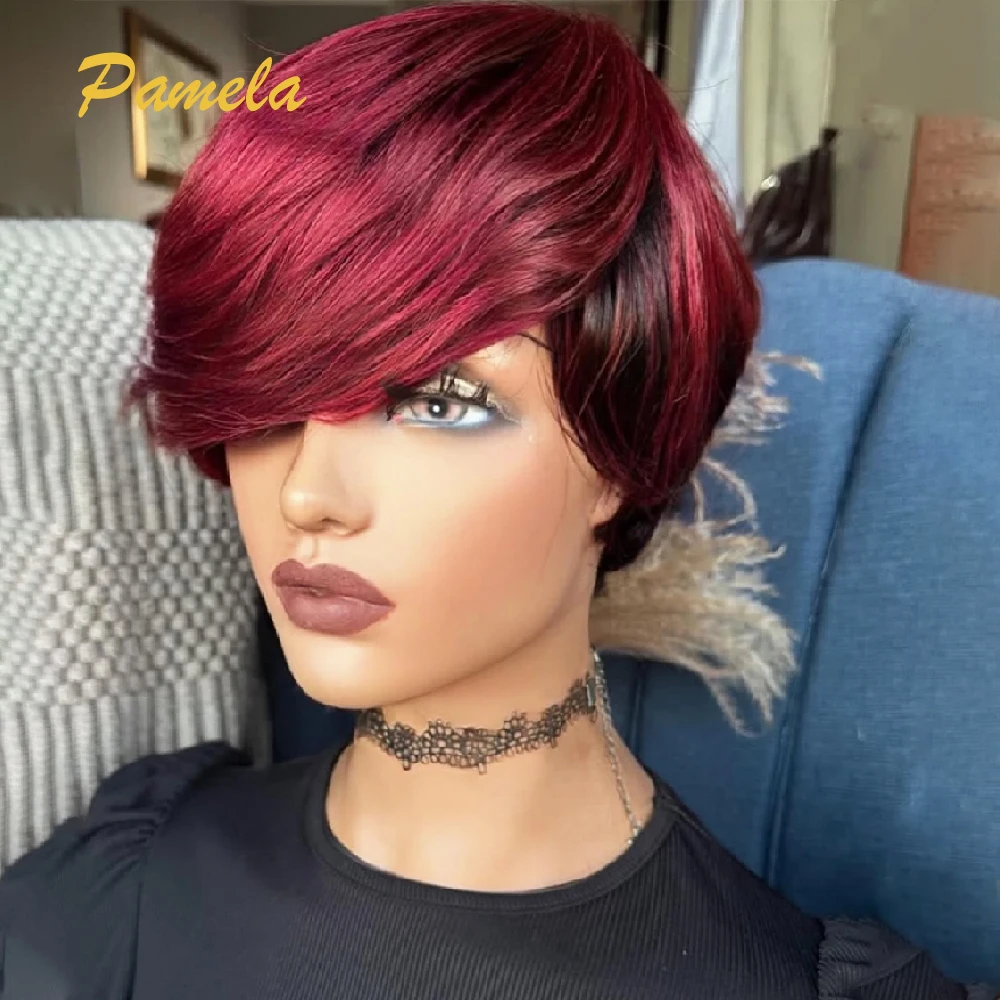 Pixie Cut Short Bob…