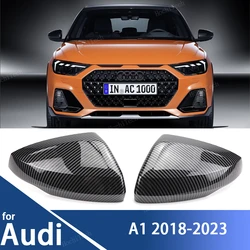 High Quality Mirror Cover Car Side Rearview Mirror Cover Cap Trim For Audi A1 A 1 GB Sportback Citycarver Allstreet 2018-2023