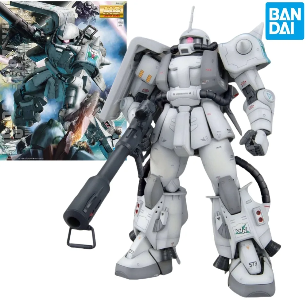 Bandai Anime Model Original Genuine MG 1/100 MS-06R-1A Zaku Ⅱ Gundam Toys Action Figure Gifts Collectible Ornaments Boys Kids