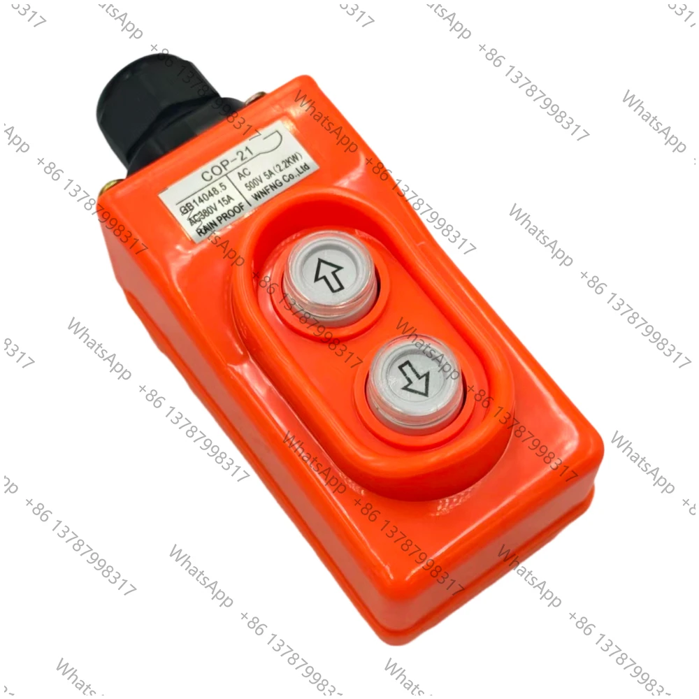 Waterproof Up-down Pushbutton Crane Hoist Switch COP21 New